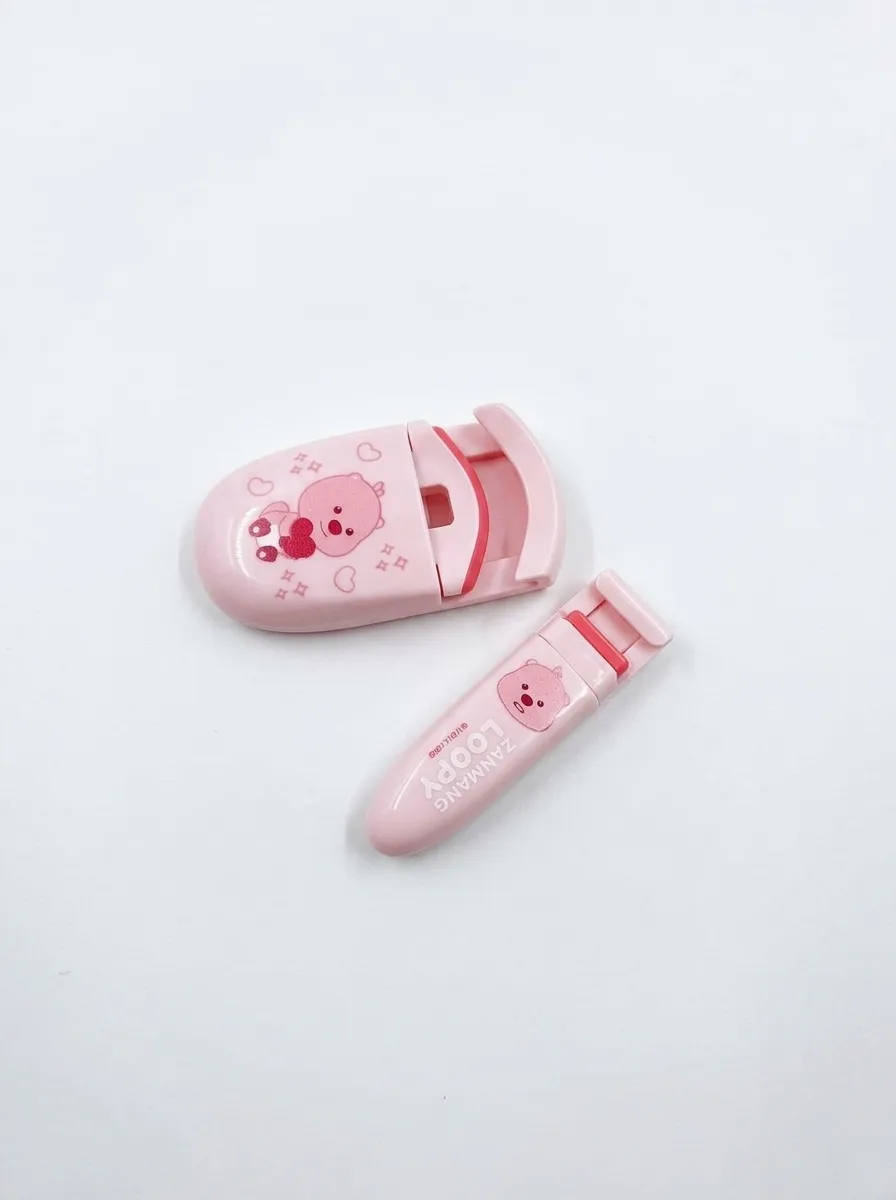 Zanmang Loopy Collection Lash Curler Set for Eyelash Styling – Pink Plastic Beauty Tool