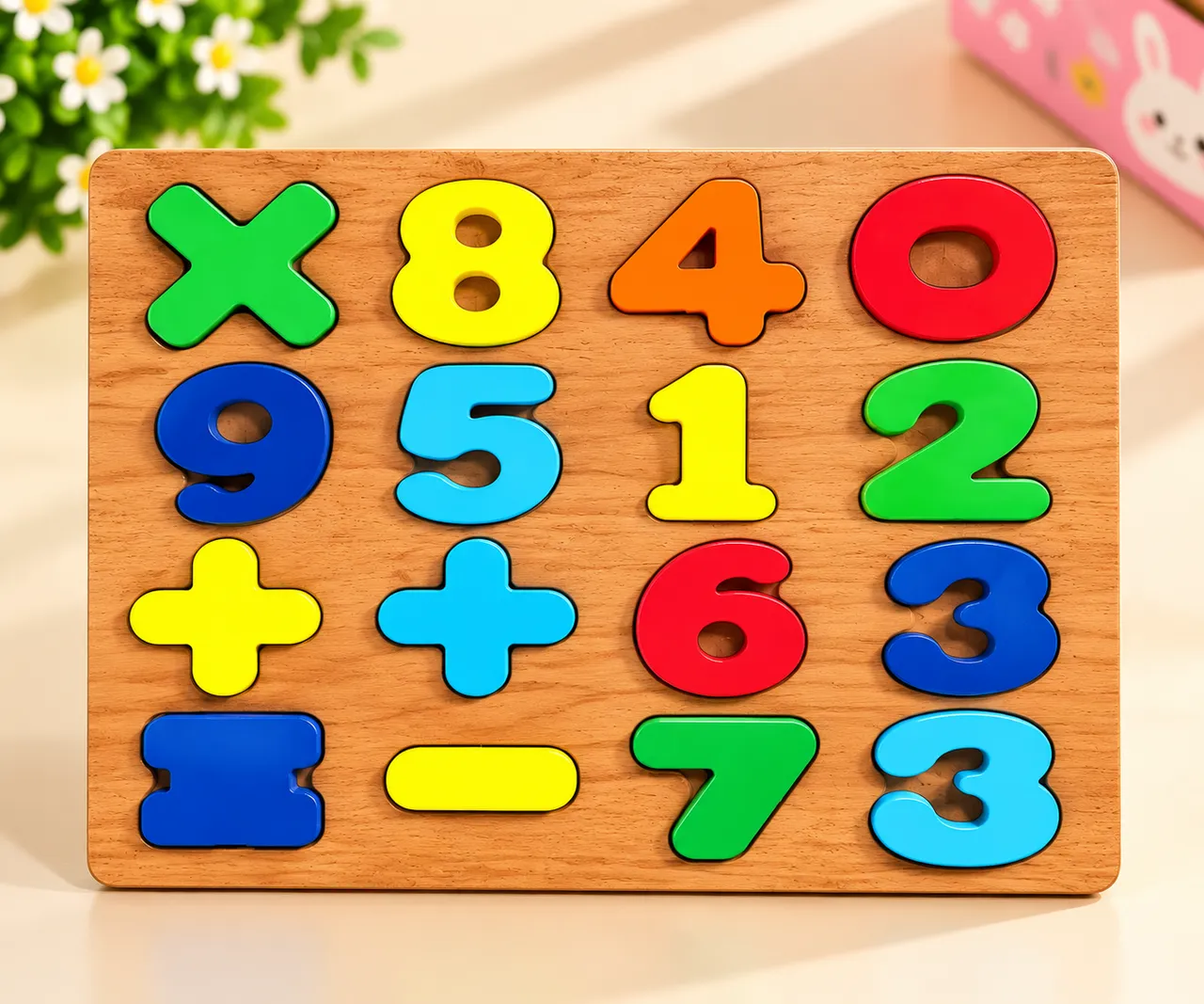 Wooden Alphabet Puzzle Board 26 Letters – Colorful A to Z Educational Learning Toy for Kids