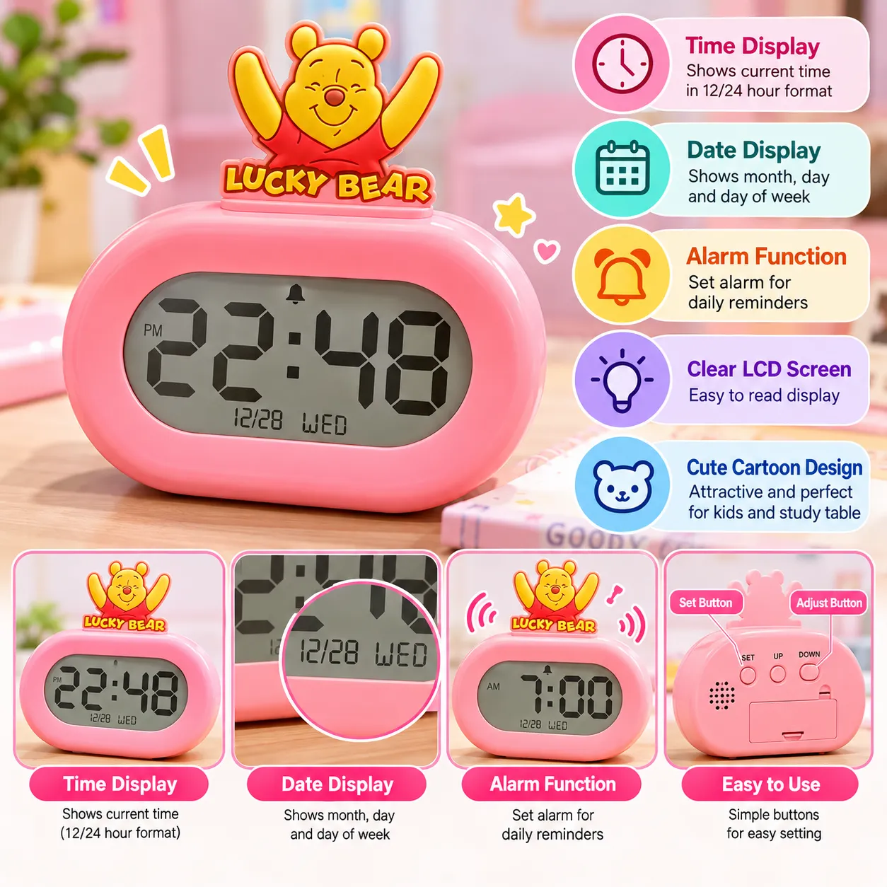 Disney Winnie the Pooh Collection Alarm Clock