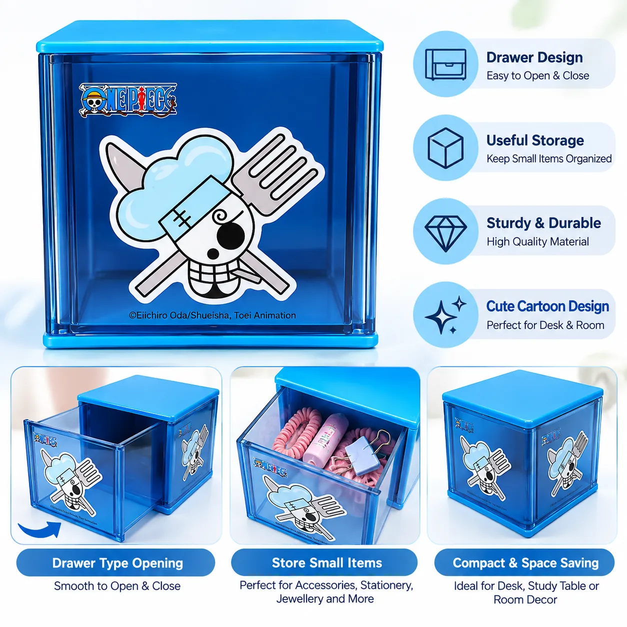 One Piece Collection Square Storage Box (Sanji)