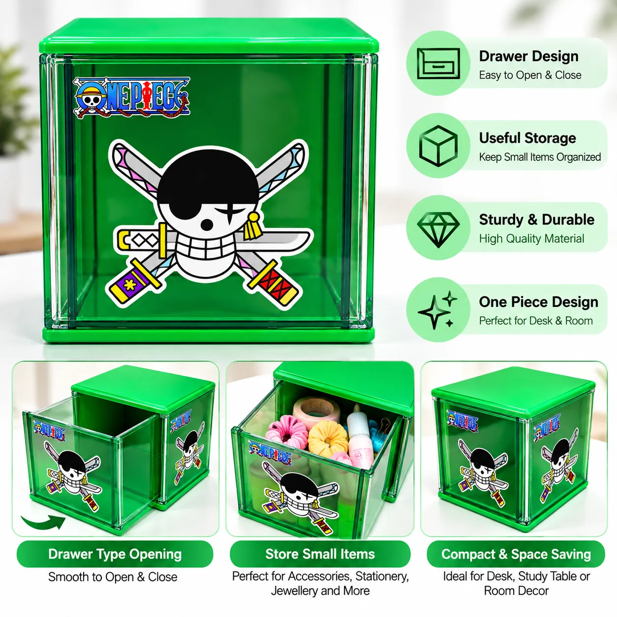 One Piece Collection Square Storage Box (Sanji)