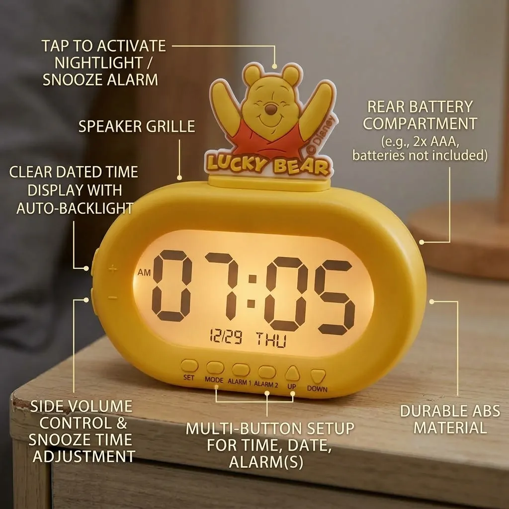 Disney Winnie the Pooh Collection Alarm Clock