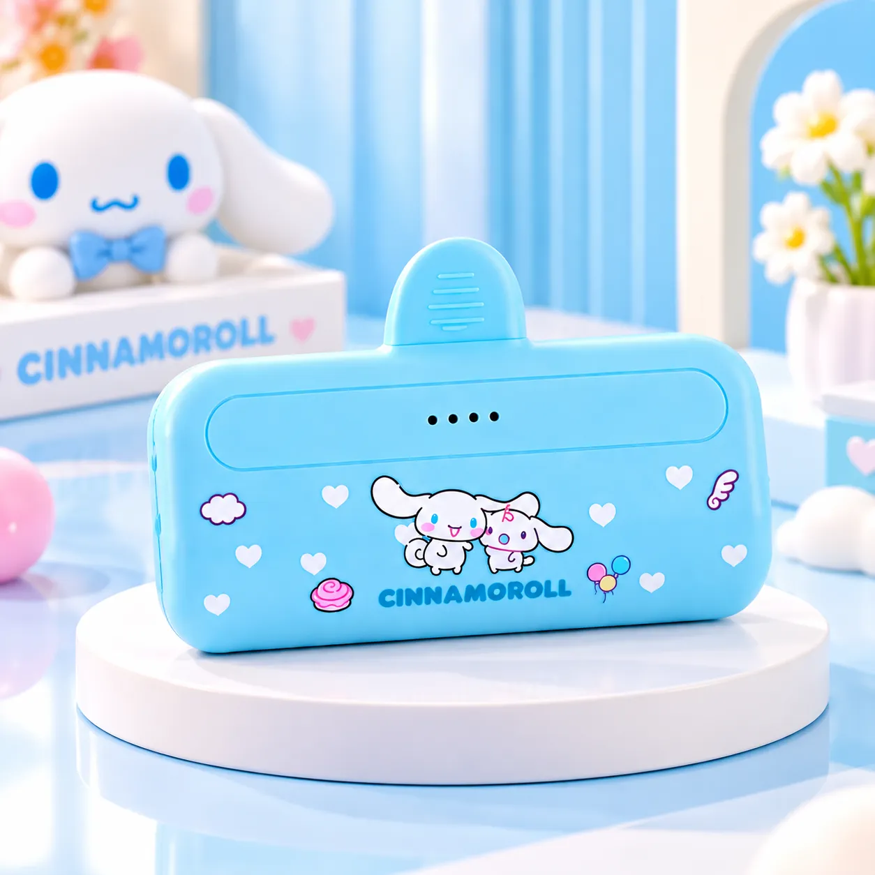 Sanrio characters 4500mAh Plug-in Type-C Power Bank(Cinnamoroll) Model: F69