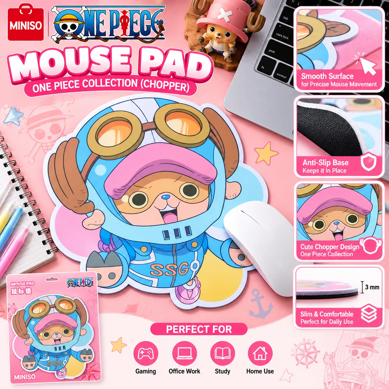 One Piece Collection Mouse Pad(Chopper)