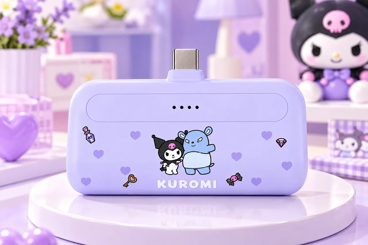Sanrio characters 4500mAh Plug-in Type-C Power Bank(Cinnamoroll) Model: F69